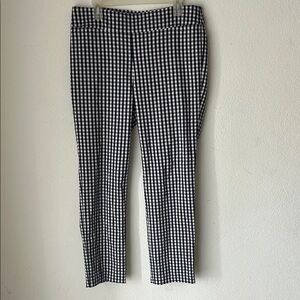 J McLaughlin  Navy and White Checkered Chinos